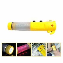 차량용 다기능 경광봉 라이트 윈도우스파이크 커터, 단품