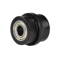 자전거 체인 텐셔너 텐션 드라이브 롤러 풀리 휠 슬라이더 휠 가이드 810mm 내경 오토바이 오토바이 핏 먼지 크로스호환 37, 10mm-블랙
