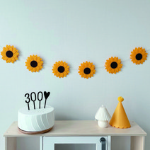 이노스토어 해바라기 가랜드 펠트꽃 해바라기꽃 봄꽃 여름꽃 가을꽃 국내산 자체제작 하우스 파티용품