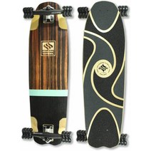 샤크 휠 드롭다운 다운힐 및 핀테일 롱보드 72MM 78A 블랙 DNA, 마코