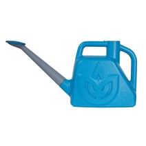 분리형 스프링클러 헤드가 있는 이동식 노즐이 있는 대형 물뿌리개 정원용 플라스틱 물통, 블루 9L, 크기가 큰