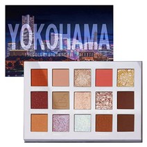 FOCALLURE 아이 섀도우 메이크업 팔레트 GOTRAVEL 15색, 1개, # 10 요코하마