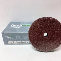 디어포스 화이바디스크사포 5인치 VA113 16방~36방 녹제거 환페파, 16방 1장