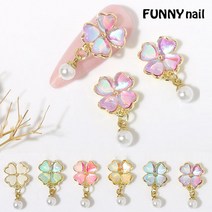 [퍼니네일] 댕글 댕글 크로버파츠 6종 댕글파츠 크로버네일파츠 클로버네일, KSTNP - 449