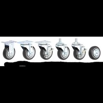 4인치 구르마 운반 대차 카트바퀴 캐스터 철바퀴 이동식대차 경량용바퀴 캐리어바퀴 손수레바퀴 수레, 1개