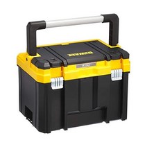 공구함 공구 박스 가방 디월트 DeWALT TSTAK 모바일툴박스 캐리 타이어 장착 수납 케이스 툴박스 운반이 편리한 포개어깁기 DWST17820, 오거나이저가 달린 라지 박스