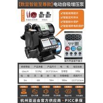 가정용 수중 펌프 양수기 농업용 가압 배수 보일러 말통 기계 정화조 자바라 순환, 60배부스터(스마트지존형) 전동 자가흡입 부스터 펌프