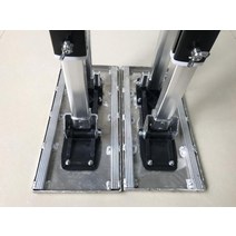키다리 도배 사다리 삐에로 신발 높은곳 안전 작업 발부착 고공작업 공구, 알루미늄 합금 대바닥개