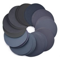 자동차창문수리 자동차창문수리도구 6 인치 150MM 습식 및 건식 플로킹 샌딩 디스크 실리콘 카바이드 후크, 07 1200 Grit_01 10 Pcs