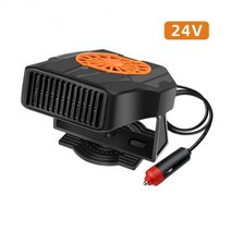 구동기 자동차 히터 바람막이 제거 및 성에 12v24v 고출력 김서림 헤어 드라이어 난방 팬 전기, 01 orange 24v