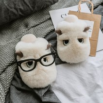 면 슬리퍼 여 겨울 홈 패브릭 러블리 털실내 커플 따뜻한 산후조리 가을 겨울 홈 남