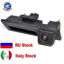 어라운드뷰 후방 사이드 카메라 CCD 방수 자동차 러크 핸들 주차 백업 케이스 아우디 폭스바겐 파사트 티구, 01 12V