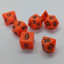 RPG 주사위 (레드), Orange