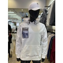 [라이프워크] 남여공용 빅로고 프린트 후드티셔츠 오프화이트 (LW193HD390)105941
