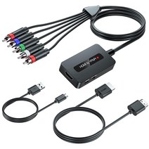 HDMI 컴포넌트 케이블이 to 컨버터 케이블 1080P YPbPr 출력 포함 DVDSTBPS3PS4용 인 아웃
