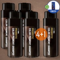 일동제약 염색 샴푸 250g 프로바이오틱 컬러 피그먼트 샴푸 + 숨수분앰플1개, 5개
