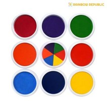 플레이위즈 레인보우리퍼블릭 손도장놀이/스탬프/도장/그림/..., 선택:RR 손도장놀이 (보라)