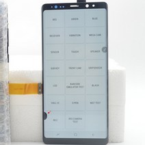 액정수리 부품 자가수리 갤럭시 galaxy note 8 lcd 디스플레이용 원본 포함), 프레임 e19가 있는 lcd