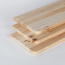 삼나무 원목 상판 200mm x 400mm, 2면라운딩