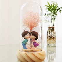 [바보사랑] 잎안개꽃 프리저브드 U and ME LED 무드등 시들지않는꽃[숲앤숨], 상세 설명 참조