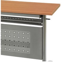 리조트 교육실 생활관 가림판 접이식 1500 600 책상 공부방책상 교실책상, H형연수용테이블 타공가림판 1500x600 메이플비치