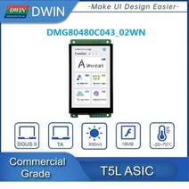 키오스크 포스기 셀프계산대 무인결제 판매 DWIN 43 인치 480800 TFT 디스플레이 상업 학년 HMI 터치 스크린 IPSTFTLCD CTPRTP TTL UART 포트 DMG, WN Screen Only