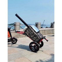 전기 자전거 트레일러 자전거웨건 바이크 연결 장바구니, H8 트레일러 선반, 1개