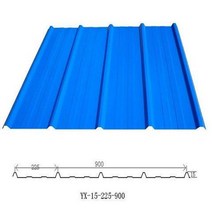칼라 강판 지붕 판넬 지붕 재료 공사 누수 방지 덮개, 두께 0.5mm 길이 1.5m 너비 90cm, 1개