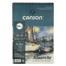 수채엠보싱스케치북8절CANSON