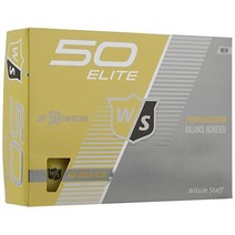 WILSON Staff Fifty Elite 골프 공 노란색