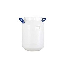 플라스틱 오픈 드럼통 새우젓통 발효통 원통 100L, 1개