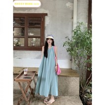 심플 바캉스 휴양지 빅사이즈 민소매 원피스4499까지
