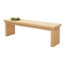 원목 벤치 긴 의자 나무 120cm 장의자 현관 펜션, 100x19.5x42cm 통나무