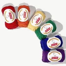 해피코튼 뜨개실 코바늘실 해피코튼실 아기실, [해피] 732 블루