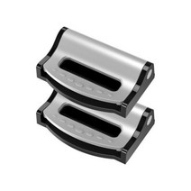 유니버설 자동차 안전 벨트 클립 2 개 조정 가능 자동 스토퍼 버클 플라스틱 4 가지 색상 인테리어 액세서리, 은