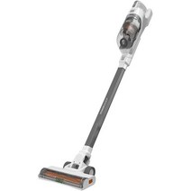 BLACK+DECKER POWERSERIES+ 20V MAX 무선 스틱 진공청소기 LED 플로어 라이트 경량 다중 표면(BHFEA520J) 흰색, 20V 진공