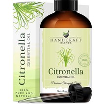 [정품] Handcraft 자몽 에센셜 오일 100% 퓨어앤내추럴 대용량 4fl. Oz, Citronella_4.00 Fl Oz (Pack of