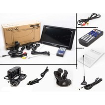 VERFANS 10 인치 고화질 휴대용 TV DVB-T2 ATSC ISDB-T Tdt 디지털 아날로그 미니 자동차 지원 USB SD MP4, 03 ISDB