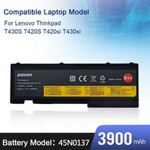 노트북배터리 밧데리 업그레이드 Lenovo ThinkPad 노트북 배터리 [45N1023 45N1152] X230 T440P W540 L440, 01 T430S(45N1037)