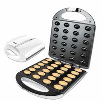 땅콩빵기계 계란빵틀 커피콩빵 호두과자 홈베이킹, 화이트 -  6120 (1200W)