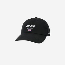 팔라스 런던 벤틸 6-패널 캡 블랙 - 22FW Palace London Ventile 6-Panel Black 438295