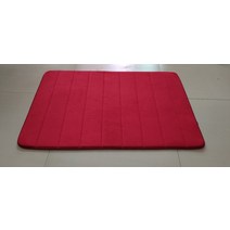 야자매트 엘리베이터보양 체크철판 식생매트 새로운 40x60cm 60x90cm 홈 목욕 매트 미끄럼 방지 욕실 카펫 부드러운 산호 양털 메모리 폼 깔개 매트 주방 화장실 바닥, 빨간색