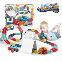 포유키즈 레일트렉카 184PCS, 단품