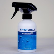 물왁스 하이퍼쉴드 워터글로즈코트 300ml 자동차 물왁스 QD LSP 유리막코팅 관리제 통합 광택제, 1개