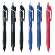 유니볼 제트스트림 볼펜 6개 SXN-150-07, 0.7mm 6개(흑3청2적1)