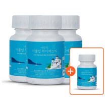 나만의 더블업 매스틱 매스틱검 양배추 분말 가루 600mg 60정, 3+1(4개)
