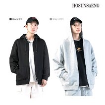 [ 당일배송 ] 호선생 남여공용 편한 후드집업 오버핏 패션몰 고급안감
