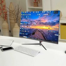PC모니터 24인치 22인치 곡면 가성비 보조모니터 1080P 169비율, 20인치 HD 모니터 VGA+HDMI+오디오