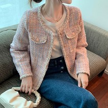 루나걸 여성용 샌디아 트위드 숏 자켓