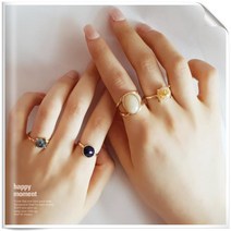 패션반지 토렌스 원석 반지세트 여성 반지 4set 연예인반지